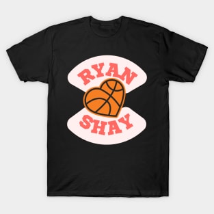 Ryan Shay Basketball Heart - The Right Move T-Shirt